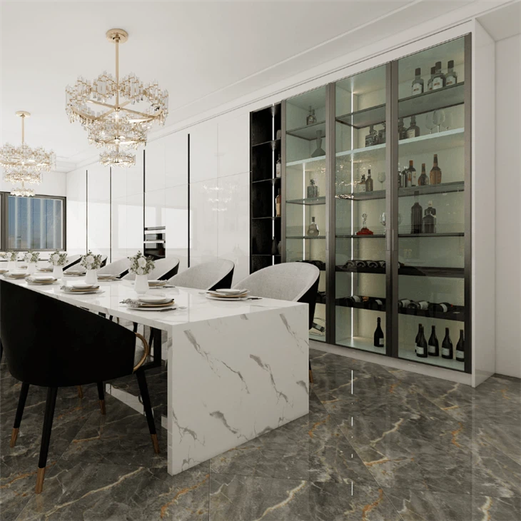 High Gloss White Lacquer Kitchen Cabinets manufacturers