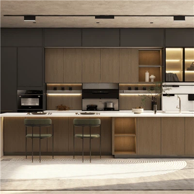 Можно ли использовать кухонные шкафы с горизонтальной текстурой древесины на ...